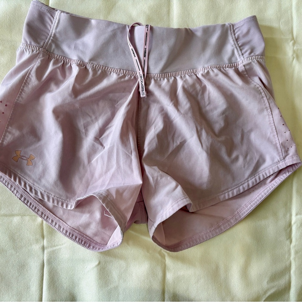 Under Armour Women's Light Pink Athletic Shorts